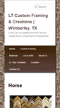 Mobile Screenshot of ltcustomframing.com